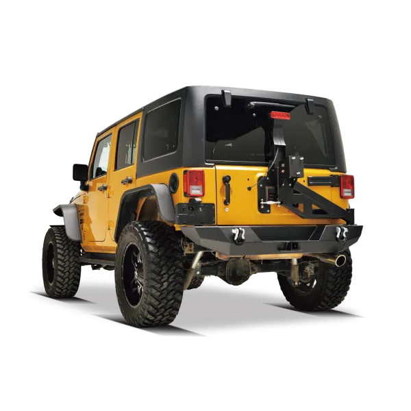 Jeep Wrangler JK – Rear Bumper with Tire Carrier Connected with Tailgate