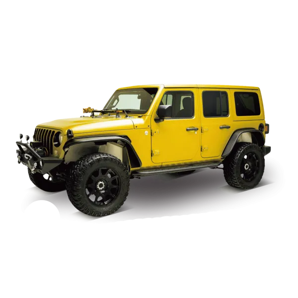 Jeep Wrangler JL – (4 Door) Tubular Dimple Die Rock Slider/Running Boards