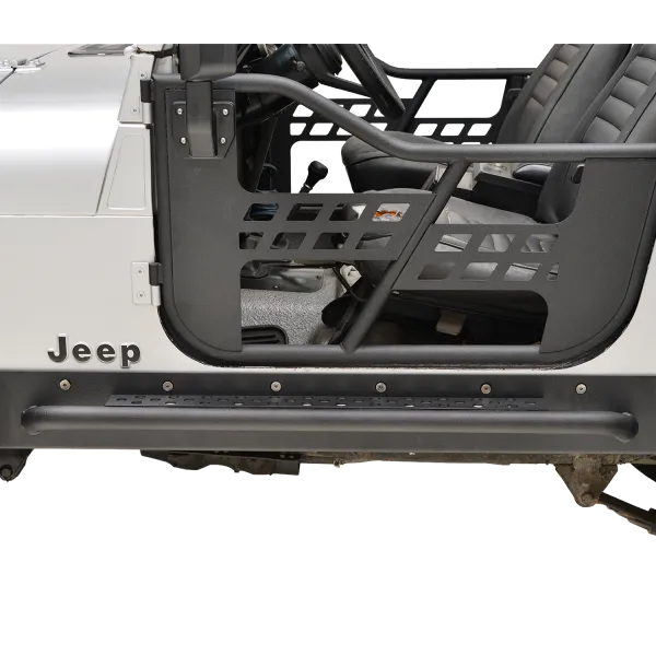 Jeep Wrangler CJ – Rocker Guard with Step Board (Fitment Note: Fits 76-86 CJ7 Only.)