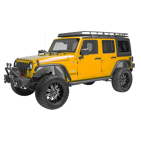 Jeep Wrangler JK – (4 Door) Tubular Dimple Die Rock Slider/Running Board