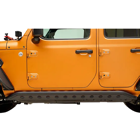 Jeep Wrangler JL – (4 Door) Tubular Dimple Die Rock Sliders